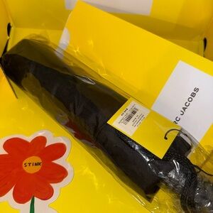 Marc Jacobs Black Compact Umbrella